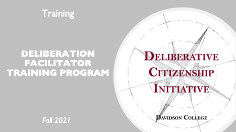 DCI Training Program Slide for Fall 2021.