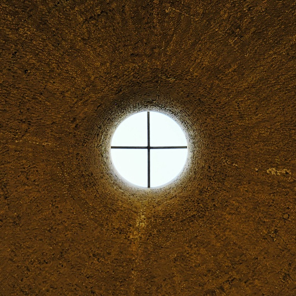 Stock Image of an upward view of an echo chamber.