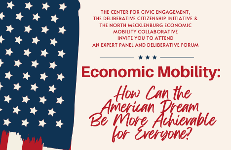 Event Poster for Economic Mobility Forum