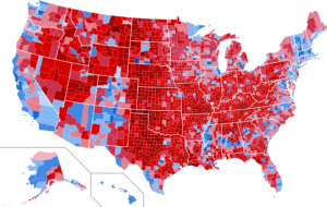 map of us election