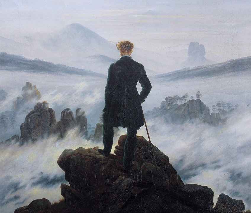 Image of the painting Wanderer of the Sea Fog