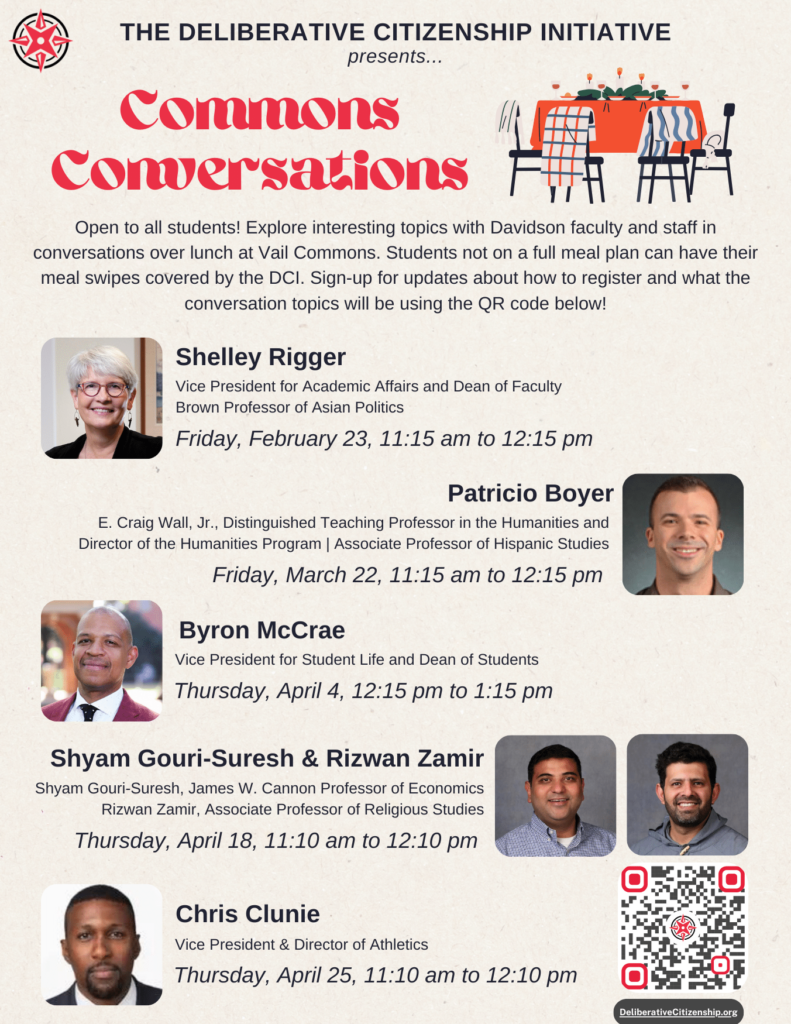 DCI Poster about Commons Conversations Program