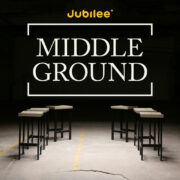 Image with six chairs and the text Jubilee Middle Ground.