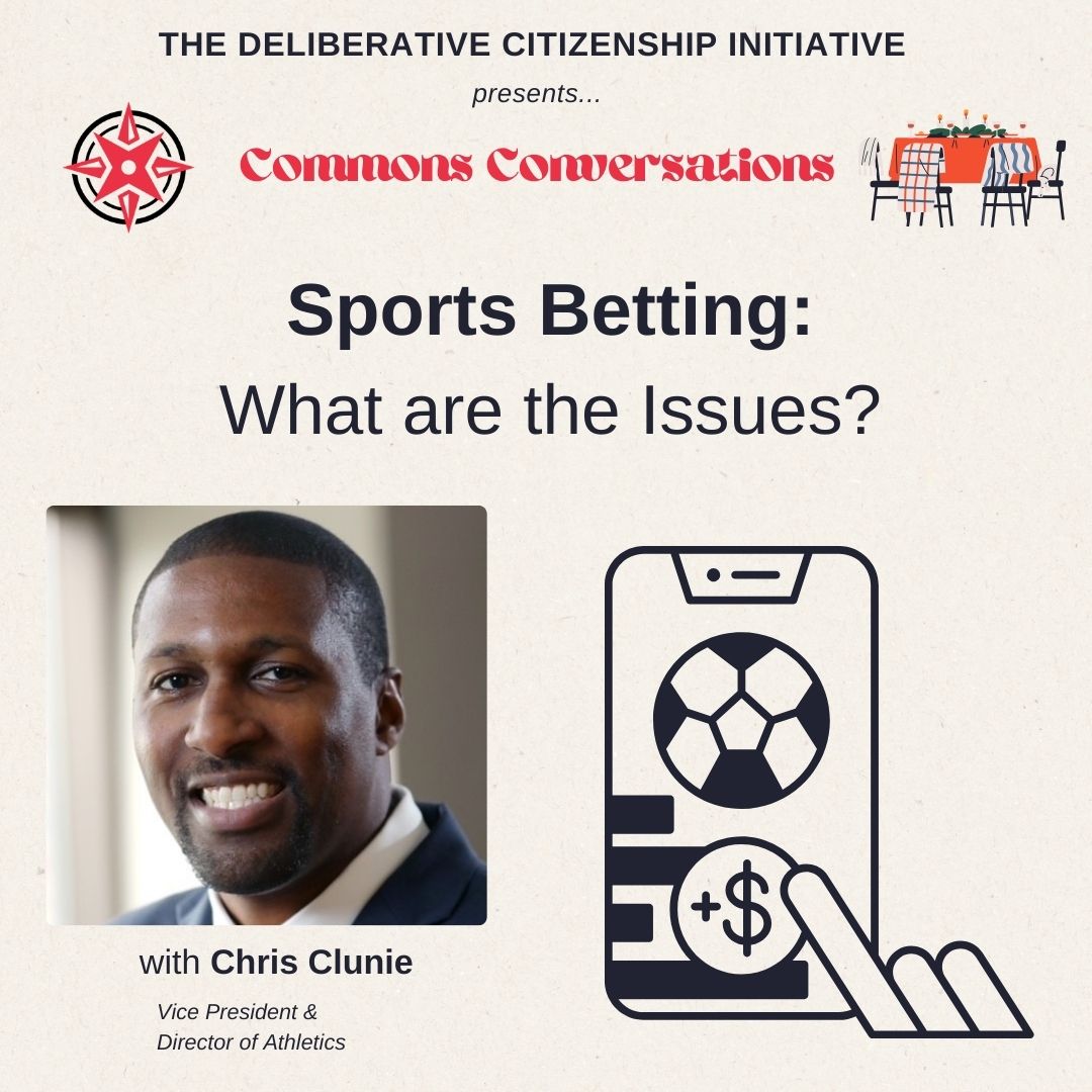 Poster for Chris Clunie event on sports betting
