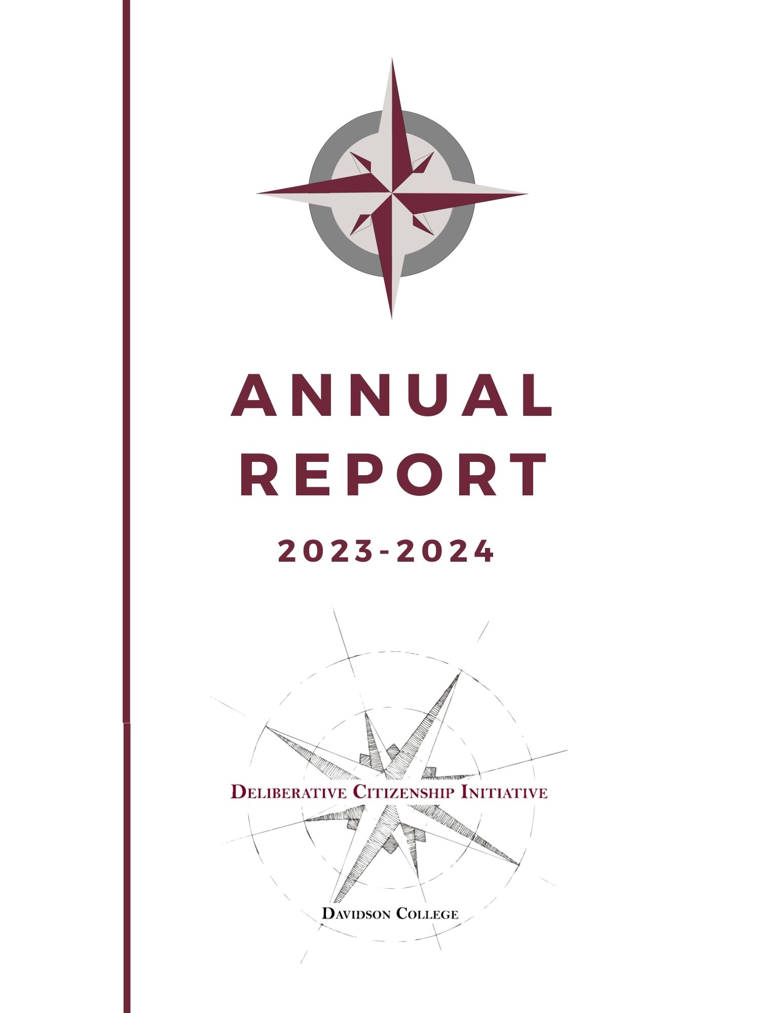 Cover page of DCI Annual Report.