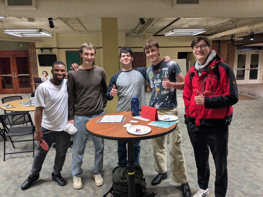 group of guys standing and smiling