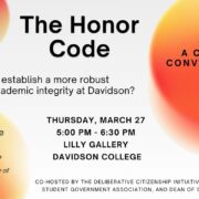 honor code conversation flyer.