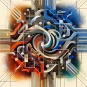 abstract representation of disagreement