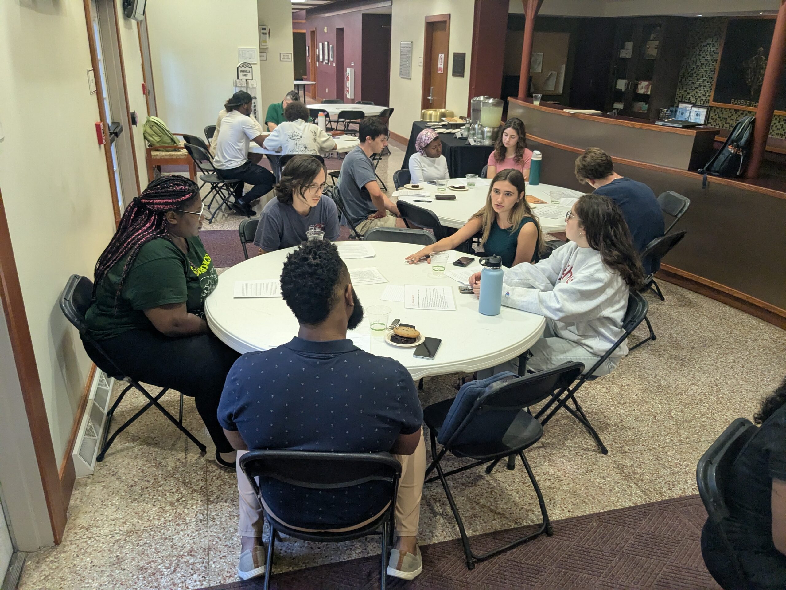 Conversations around round tables