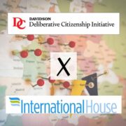 DCI x International House image with map of Europe in the background